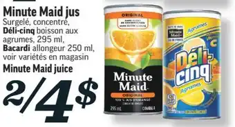 Marché Richelieu Minute maid jus | minute maid juice offer