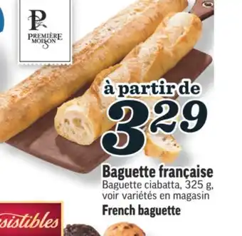 Marché Richelieu Baguette française | french baguette offer