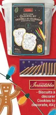 Jean Coutu Irresistibles cookies to decorate offer