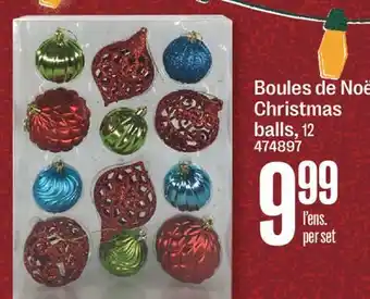 Jean Coutu Christmas balls offer