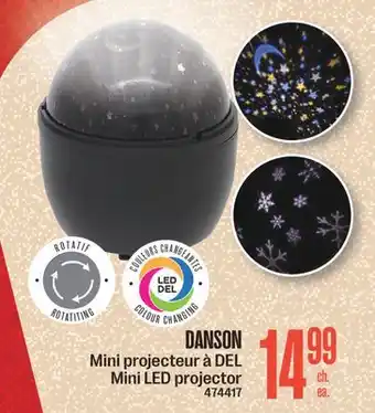 Jean Coutu Danson mini led projector offer