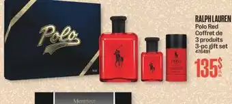 Jean Coutu Ralph lauren polo red 3-pc gift set offer