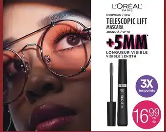 Jean Coutu L'oréal paris telescopic lift mascara offer