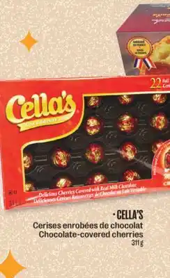 Jean Coutu Cella's chocolate-covered cherries offer