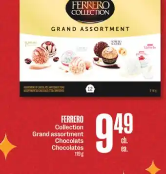 Jean Coutu Ferrero collection grand assortment chocolates offer