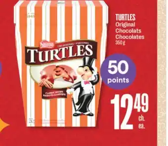 Jean Coutu Turtles original chocolates offer