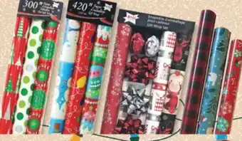 Jean Coutu Magi decor assorted gift wraps offer