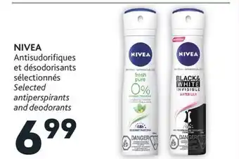 Brunet Nivea antisudorifiques et désodorisants sélectionnés offer