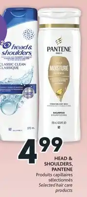 Brunet Head & shoulders, pantene produits capillaires sélectionnés offer