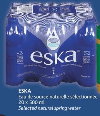 Brunet Eska eau de source naturelle sélectionnée offer