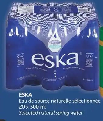 Brunet Eska eau de source naturelle sélectionnée offer