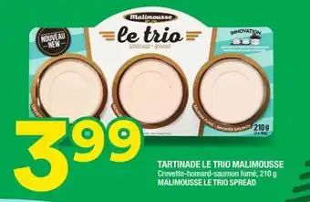 Super C Tartinade le trio malimousse | malimousse le trio spread offer