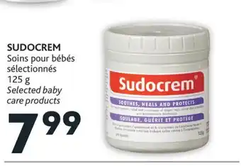 Brunet Sudocrem soins pour bébés sélectionnés offer