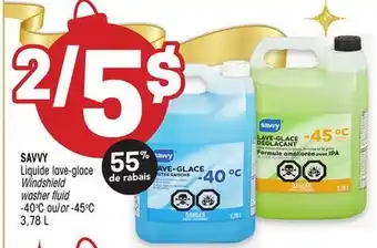 Uniprix Savvy liquide lave-glace windshield/ washer fluid -40º c ou/or -45ºc offer