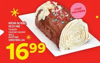 Super C Bûche de noël petit pré | petit pré christmas log offer