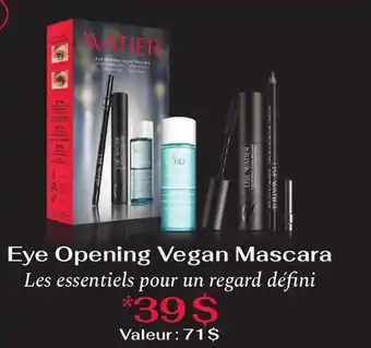 Uniprix Watier eye opening vegan mascara / les essentiels pour un regard défini offer