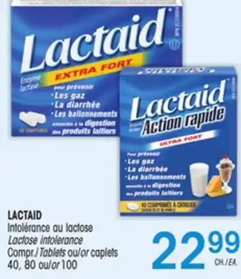 Uniprix Lactaid intolérance au lactose/ lactose intolerance offer