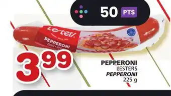 Marches Tradition Lesters pepperoni offer