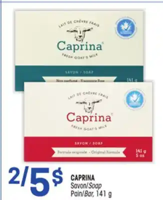 Uniprix Caprina savon/soap, pain/bar offer