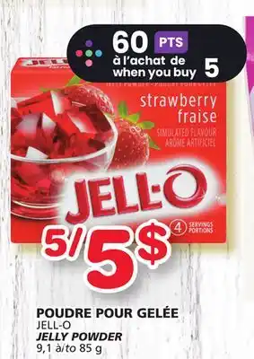 Marches Tradition Jell-o jelly powder offer