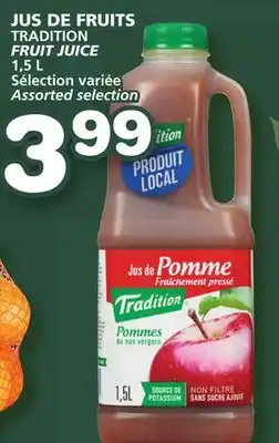 Marches Tradition Tradition fruit juice offer