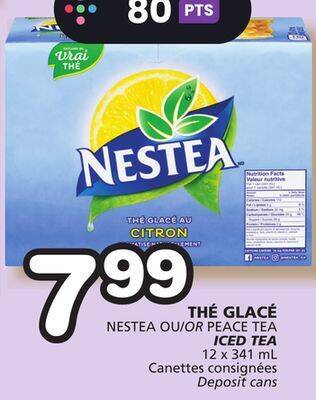 Marches Tradition Nestea or peace tea iced tea offer
