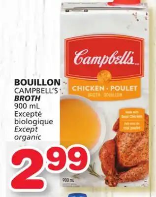 Marches Tradition Campbell's broth offer