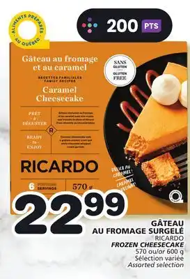 Marches Tradition Ricardo frozen cheesecake offer