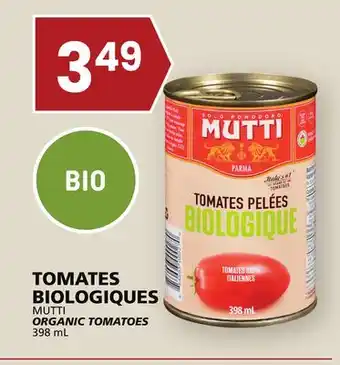 Rachelle-Bery Grocery Mutti organic tomatoes offer