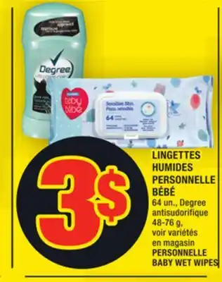 Super C Lingettes humides personnelle bébé | personnelle baby wet wipes offer