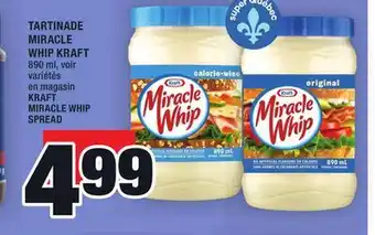 Super C Tartinade miracle whip kraft | kraft miracle whip spread offer