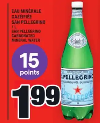 Super C Eau minérale gazéifiée san pellegrino | san pellegrino carbonated mineral water offer