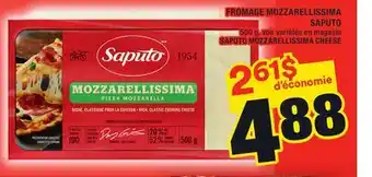 Super C Fromage mozzarellissima saputo | saputo mozzarellissima cheese offer