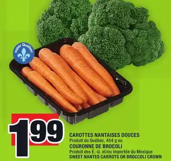 Super C Carottes nantaises douces | sweet nantes carrots offer