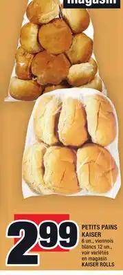 Super C Petits pains kaiser | kaiser rolls offer