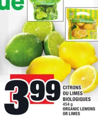 Super C Citrons ou limes biologiques | organic lemons or limes offer