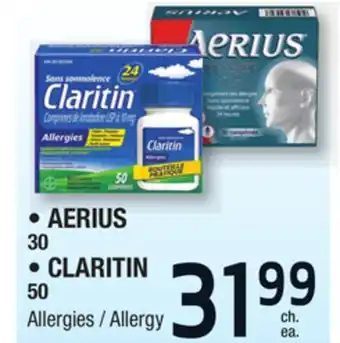 Jean Coutu Aerius, claritin allergy offer