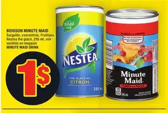 Super C Boisson minute maid | minute maid drink offer