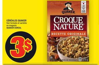 Super C Céréales quaker | quaker cereal offer