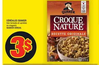 Super C Céréales quaker | quaker cereal offer