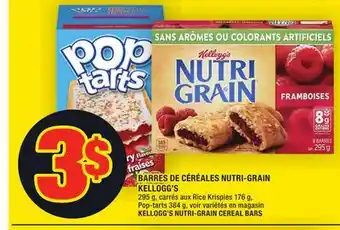 Super C Barres de céréales nutri-grain kellogg's | kellogg's nutri-grain cereal bars offer