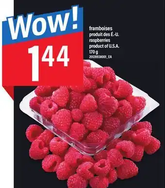Maxi Framboises, 170 g offer