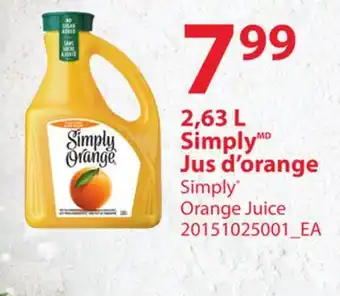 Provigo Simply jus d'orange , 2,63 l offer