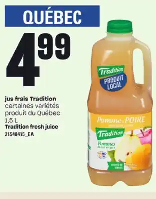 Provigo Jus frais tradition, 1,5 l offer