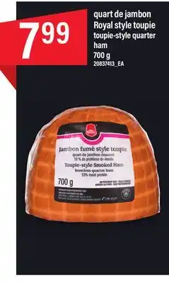 Maxi Quart de jambon royal style toupie toupie-style quarter ham 700 g offer