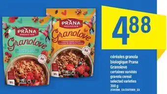 Maxi Céréales granola biologique prana granolove, 300 g offer