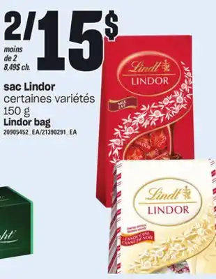 Provigo Sac lindor, 150 g offer