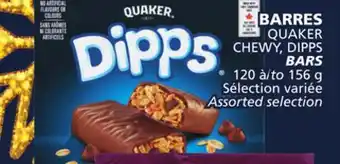 Marché Bonichoix Quaker chewy, dipps bars offer