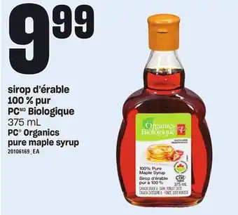Provigo Sirop d'érable 100 % pur pcmd biologique, 375 ml offer