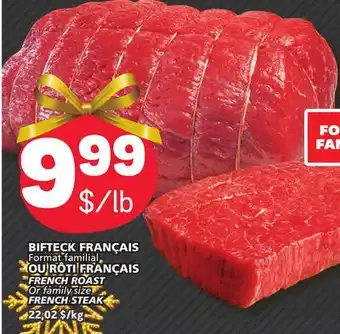 Marché Bonichoix French roast french steak offer